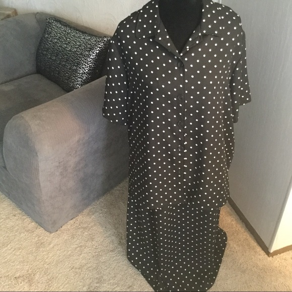 Black/white polka dots Skirt Set - Picture 1 of 5